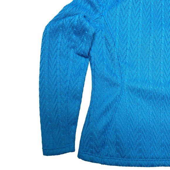 Spyder Hoody Cable Core Zipup - Baby Blue | Med - Picture 15 of 15